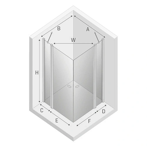 Душевой уголок NEW TRENDY NEW SOLEO BLACK 2D 90x90x195 K-0553 (черный) Душевой уголок NEW TRENDY NEW SOLEO BLACK 2D 90x90x195 K-0553 (черный)