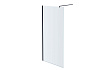Картинка анонса товара «душевая перегородка aquatek  aq wiw 11020bl 1100x2000 профиль черный, стекло прозрачное»