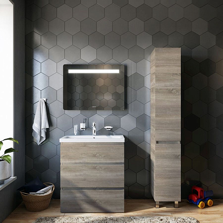 Шкаф-пенал AM.PM Gem S M91CSR0306OF напольный, правый, 30 см, светлый дуб Шкаф-пенал AM.PM Gem S M91CSR0306OF напольный, правый, 30 см, светлый дуб