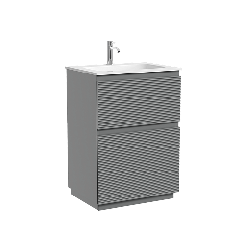 Тумба под раковину SANCOS Folk Floor FL60FES 590х445х850 Ergraut soft, напольная Тумба под раковину SANCOS Folk Floor FL60FES 590х445х850 Ergraut soft, напольная