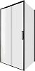 Душевой уголок Aquanet Pleasure Evo 100x80 AE65-100x80-BT профиль черный, прозрачное стекло
