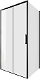 Душевой уголок Aquanet Pleasure Evo 100x90 AE65-100x90-BT профиль черный, прозрачное стекло Душевой уголок Aquanet Pleasure Evo 100x90 AE65-100x90-BT профиль черный, прозрачное стекло