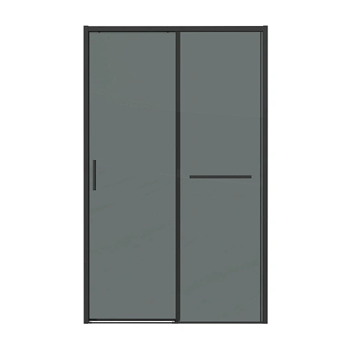 Душевая дверь GROSSMAN Style 100.K33.05.110.21.10 (110x195) черный матовый, стекло тонированное Душевая дверь GROSSMAN Style 100.K33.05.110.21.10 (110x195) черный матовый, стекло тонированное