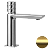 Смеситель для раковины Remer Edge EG710BG, золото брашированное