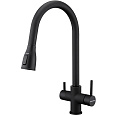 Смеситель для кухни Paulmark LANGE черный La214212-BLM Смеситель для кухни Paulmark LANGE черный La214212-BLM
