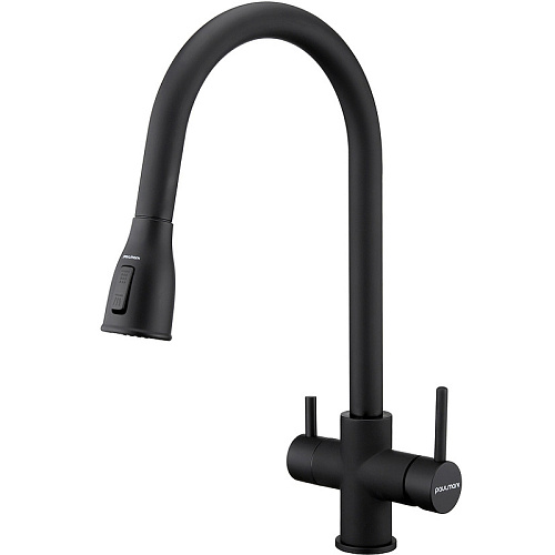Смеситель для кухни Paulmark LANGE черный La214212-BLM Смеситель для кухни Paulmark LANGE черный La214212-BLM