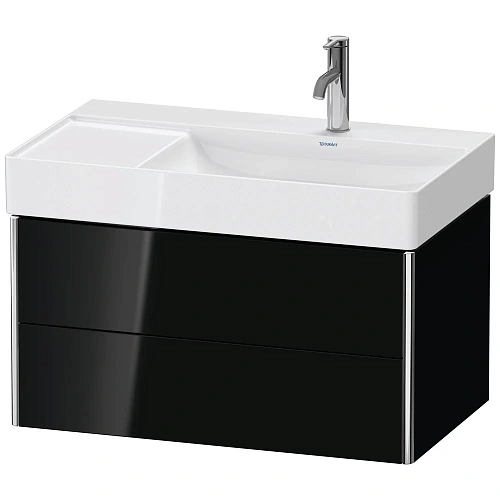 Тумба под раковину Duravit XSquare XS416904040 подвесная 78 см черный глянцевый Тумба под раковину Duravit XSquare XS416904040 подвесная 78 см черный глянцевый