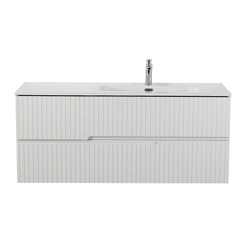 Тумба под раковину CEZARES DUET-N-1200-2C-SO-BL-R Bianco Lucido 1200x457 подвесная Тумба под раковину CEZARES DUET-N-1200-2C-SO-BL-R Bianco Lucido 1200x457 подвесная