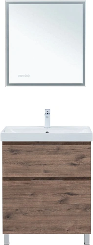 Тумба под раковину Aquanet Алвита New 70 00344128 напольная, дуб веллингтон табак Тумба под раковину Aquanet Алвита New 70 00344128 напольная, дуб веллингтон табак