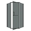 Душевой уголок GROSSMAN Pragma 302.K33.03.1010.21.10 (100x100x195) трапеция,распашн,черн.матов,стекло тониров Душевой уголок GROSSMAN Pragma 302.K33.03.1010.21.10 (100x100x195) трапеция,распашн,черн.матов,стекло тониров