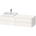 Тумба под раковину Duravit Happy D.2 Plus HP4973L2222 подвесная 160 см белая Тумба под раковину Duravit Happy D.2 Plus HP4973L2222 подвесная 160 см белая