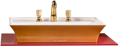 Столешница Boheme стекло 80см прямая бордо 853-080-BR Столешница Boheme стекло 80см прямая бордо 853-080-BR