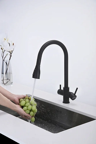 Смеситель для кухни Paulmark LANGE антрацит La214212-AN Смеситель для кухни Paulmark LANGE антрацит La214212-AN