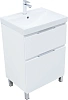 Тумба с раковиной Aquanet Алвита new 60 00345685 напольная белый матовый