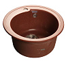 Картинка анонса товара «кухонная мойка granfest rondo r-450 кр.м красный марс»