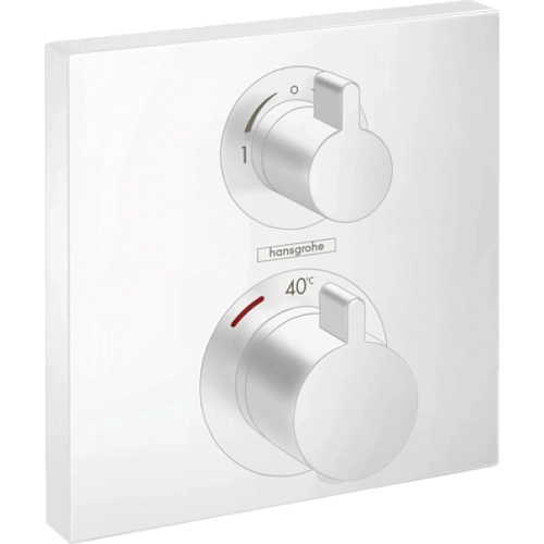 Смеситель для душа Hansgrohe Ecostat Square, скрытого монтажа, для 2 потребителей 15714700, матовый Смеситель для душа Hansgrohe Ecostat Square, скрытого монтажа, для 2 потребителей 15714700, матовый