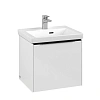 Тумба под раковину Villeroy &amp; Boch Subway 3.0 с подсветкой Brilliant White / Brilliant White C580L1V C580L1VE