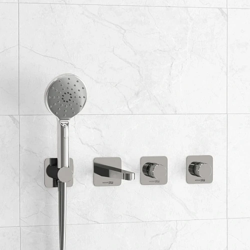 Смеситель для ванны WasserKRAFT A4651.293.295.271.087.127 встраиваемый хром Смеситель для ванны WasserKRAFT A4651.293.295.271.087.127 встраиваемый хром