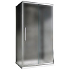 Картинка анонса товара «душевой уголок abber schwarzer diamant ag30120mh-s90m-s90m 120x90 см универсальный, профиль хром, стекло матовое»