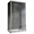 Душевой уголок ABBER Schwarzer Diamant AG30150MH-S75M-S75M 150x75 см универсальный, профиль хром, стекло матовое Душевой уголок ABBER Schwarzer Diamant AG30150MH-S75M-S75M 150x75 см универсальный, профиль хром, стекло матовое