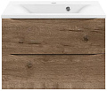 Тумба под раковину Vincea Mia 650 подвесная, 2 выкатных ящика soft close, V.Oak VMC-2MA650VO Тумба под раковину Vincea Mia 650 подвесная, 2 выкатных ящика soft close, V.Oak VMC-2MA650VO
