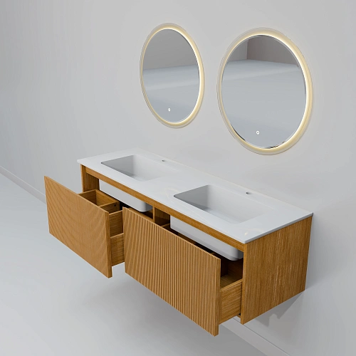 Комплект мебели ArtDecco Elizabeth 140 AEL14W11D2M0 белый дуб Комплект мебели ArtDecco Elizabeth 140 AEL14W11D2M0 белый дуб