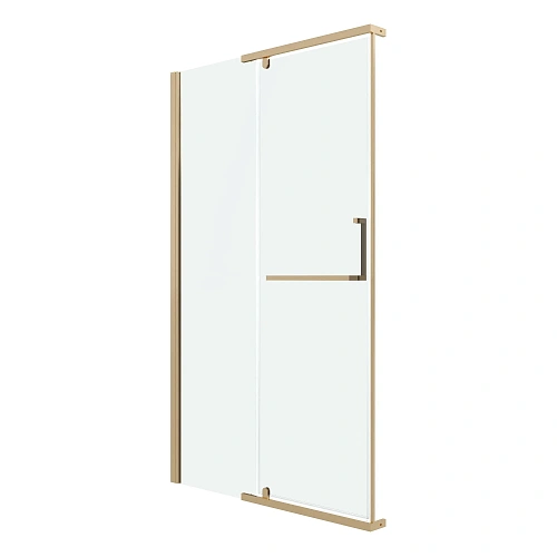 Душевая дверь GROSSMAN Pragma 100.K33.03.120.32.00 (120x195) золото сатин, стекло прозрачное Душевая дверь GROSSMAN Pragma 100.K33.03.120.32.00 (120x195) золото сатин, стекло прозрачное