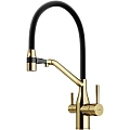 Смеситель для кухни Sancos Orta SC4008BG под фильтр, брашированное золото Смеситель для кухни Sancos Orta SC4008BG под фильтр, брашированное золото