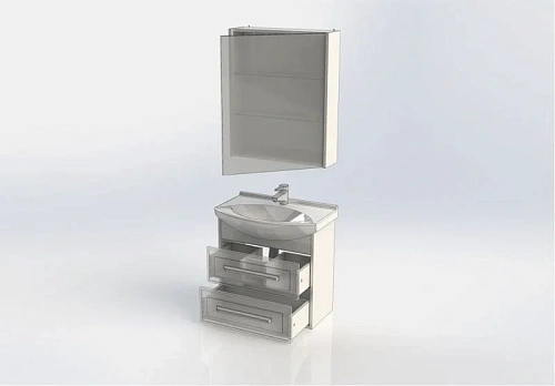 Комплект мебели Aquanet Остин 65 белый 00252212 Комплект мебели Aquanet Остин 65 белый 00252212