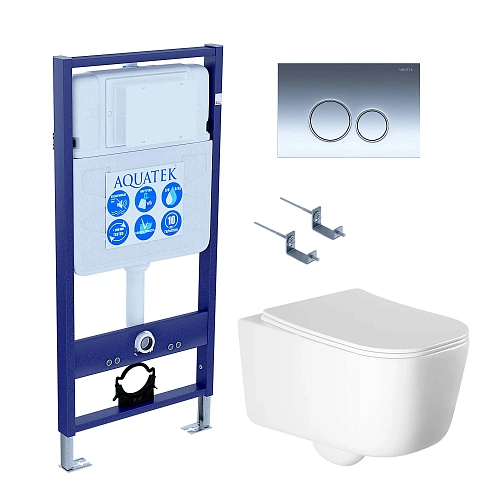 Комплект инсталляции Aquatek Standard INS-0000012 с крепежом KKI-0000002 клавишей смыва KDI-0000018 унитазом ЛУГАНО AQ2002-00 с сиденьем микролифт SET Aquatek ЛУГАНО-018 4в1 Комплект инсталляции Aquatek Standard INS-0000012 с крепежом KKI-0000002 клавишей смыва KDI-0000018 унитазом ЛУГАНО AQ2002-00 с сиденьем микролифт SET Aquatek ЛУГАНО-018 4в1