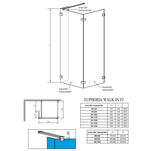 Шторка на ванну Radaway Euphoria Walk-in 383142-01-01 100 см Шторка на ванну Radaway Euphoria Walk-in 383142-01-01 100 см