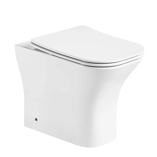 Унитаз приставной Ceruttispa VETTORE F CT7841 безободковый, сиденье микролифт Унитаз приставной Ceruttispa VETTORE F CT7841 безободковый, сиденье микролифт