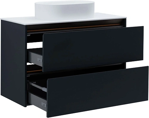 Тумба под раковину Allen Brau Activity 100 1.34014.AM антрацит матовый/олива брашированная Тумба под раковину Allen Brau Activity 100 1.34014.AM антрацит матовый/олива брашированная