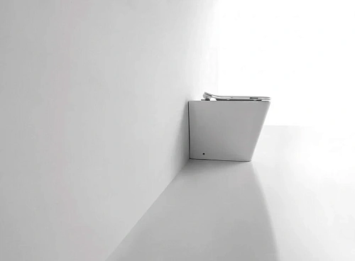 Унитаз приставной CeramaLux 3170 белый с крышкой микролифт Унитаз приставной CeramaLux 3170 белый с крышкой микролифт