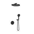 Душевая система Sancos Space SC3006MB встраиваемый с термостатом, черный матовый Душевая система Sancos Space SC3006MB встраиваемый с термостатом, черный матовый