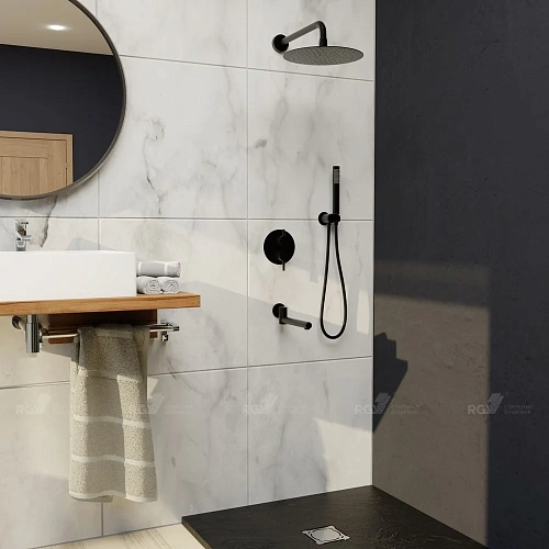 Душевая система RGW Shower Panels SP-55B 51140855-04 встраиваемая Душевая система RGW Shower Panels SP-55B 51140855-04 встраиваемая