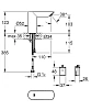 Кран GROHE Bau Cosmopolitan E, без смешивания, хром (36452000) инфракрасный