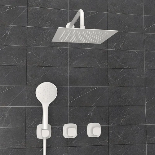 Душевая система WasserKRAFT A9551.266.146.254.328.156.155 встраиваемая белый Душевая система WasserKRAFT A9551.266.146.254.328.156.155 встраиваемая белый