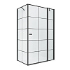 Картинка анонса товара «душевой уголок new trendy new soleo black r 90x90x195 k-0581 (черный)»