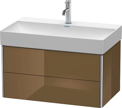 Тумба под раковину Duravit XSquare XS416206161 подвесная 78 см Коричнево-оливковый глянцевый Тумба под раковину Duravit XSquare XS416206161 подвесная 78 см Коричнево-оливковый глянцевый