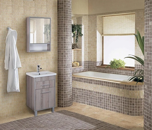 Зеркальный шкаф Onika НАТАЛИ 50.00 правый 205013 Зеркальный шкаф Onika НАТАЛИ 50.00 правый 205013