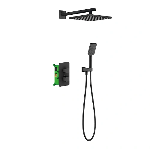 Душевая система Timo Petruma SX-5059/03SM встраиваемая с термостатом черный Душевая система Timo Petruma SX-5059/03SM встраиваемая с термостатом черный