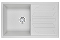 Кухонная мойка Granula 8002, АРКТИК (БЕЛЫЙ), кварц 790х500 Кухонная мойка Granula 8002, АРКТИК (БЕЛЫЙ), кварц 790х500