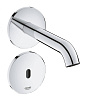 Картинка анонса товара «кран для раковины grohe essence e, хром (36447000) инфракрасный, встраиваемый»
