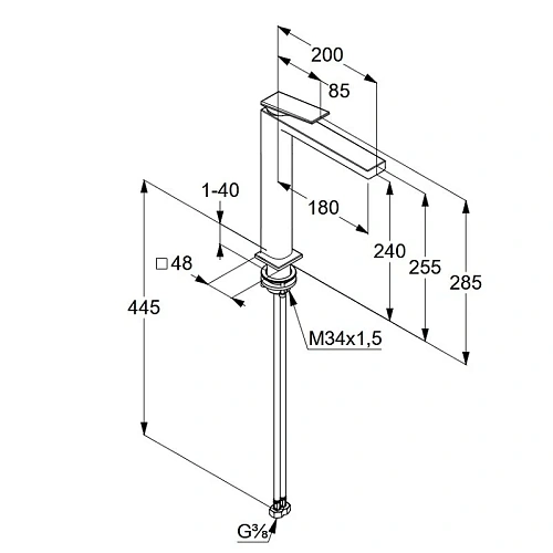 Смеситель для раковины Kludi DECUS 54298N075 брашированное золото Смеситель для раковины Kludi DECUS 54298N075 брашированное золото