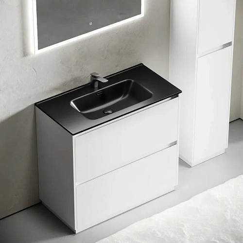 Тумба под раковину Sancos Libra Floor LB90FW напольная, 890х450х840 белый глянец Тумба под раковину Sancos Libra Floor LB90FW напольная, 890х450х840 белый глянец