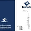 Душевая панель Taliente S02 165x20см, хром, с изливом TA-G-S02C+s Душевая панель Taliente S02 165x20см, хром, с изливом TA-G-S02C+s