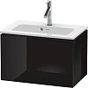 Тумба под раковину Duravit L-Cube LC615604040 подвесная 62 см черный глянцевый Тумба под раковину Duravit L-Cube LC615604040 подвесная 62 см черный глянцевый