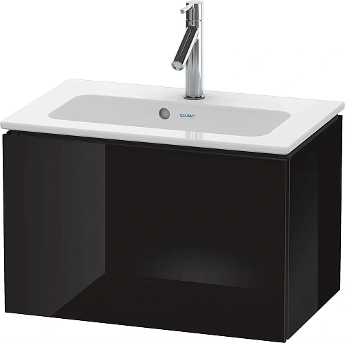 Тумба под раковину Duravit L-Cube LC615604040 подвесная 62 см черный глянцевый Тумба под раковину Duravit L-Cube LC615604040 подвесная 62 см черный глянцевый
