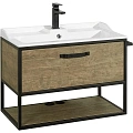 Тумба под раковину Aquaton Лофт Фабрик 80 дуб кантри 1A242401LTDY0 Тумба под раковину Aquaton Лофт Фабрик 80 дуб кантри 1A242401LTDY0